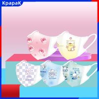 KpapaK หน้ากากแบบใช้แล้วทิ้งการ์ตูนสามมิติ3D 10ชิ้นพร้อมบรรจุภัณฑ์ป้องกันอิสระสี่ชั้น