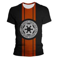 3D พิมพ์ Star Wars Empire โลโก้เสื้อยืดเด็กผู้หญิงเสื้อผ้าแฟชั่นฤดูร้อนใหม่เสื้อแขนสั้น Casual Streetwear เด็ก