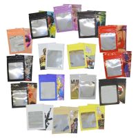 Self Seal Zip Lock Plastic Bag Aluminum Foil Dampness Pouch Small Water Proof Zipper Resealable Pouches 1g Mylar Bag With Window