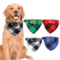 Cotton Plaid Dog Bandana Scarf Accessories Bandanas For Dog Bow Tie Collar Cat Small Large Dog Product Free Shipping