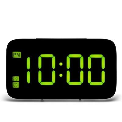 【Worth-Buy】 นาฬิกาตั้งโต๊ะแบบมีไฟแบคไลท์สำหรับกลางคืนจอแสดงผล Led แบบดิจิตอลนาฬิกาปลุก Led นาฬิกาสายชาร์จ Usb