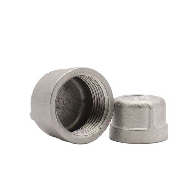 304 stainless steel ANSI Standard NPT internal thread pipe cap pipe plug bulkhead internal thread plug DN15 Pipe Fittings Accessories