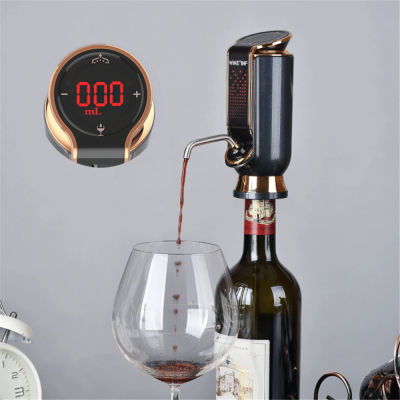 USB Charge Auto Electric Quick Wine Decanter Adjustable Whisky Wine Pourer Aerator Fresh-keeping 10-Days for Fathers Day Gifts