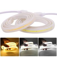 AC 220V COB LED Strip 288LEDs High Density Flexible LED Tape IP67 Waterproof FOB LED Lights Dimmable LED Ribbon Rope Light EU LED Strip Lighting