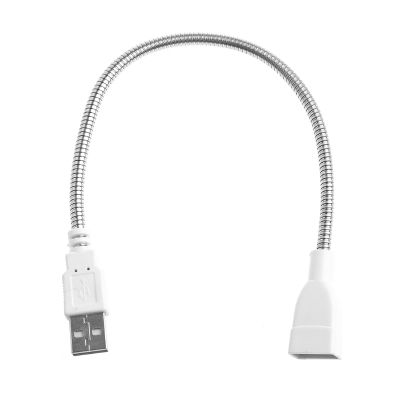 ชายกับหญิงสายต่อ USB อะแดปเตอร์ USB สายโลหะที่มีความยืดหยุ่นท่อสายไฟสำหรับไฟ LED พัดลมใช้งานง่าย