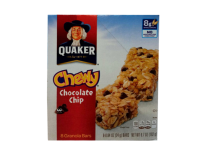 ?นำเข้าจากต่างประเทศ? Chocolate Chip Granola Bars Quaker 192g