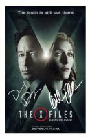 X-Files ฟิล์มศิลปะพิมพ์ลายของตกแต่งผนังบ้านโปสเตอร์ผ้าไหม24X36นิ้ว0726