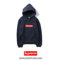 พร้อมสต็อกคุณภาพสูง Supreme_Sweaters เต็มพิมพ์คู่เสื้อกันหนาว Causal Sweatshirts ผู้ชายผู้หญิงเสื้อยืดแขนยาว Breathable plus กำมะหยี่ Hooded Sweatshirts