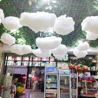 Artificial Cotton Cloud Ornaments DIY Wedding Christmas Day Party Shopping Mall Window Bar 4SShop birthday party Decor White2023