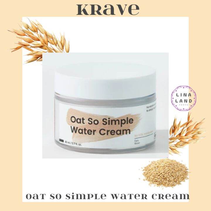 [KRAVE BEAUTY] Oat So Simple Water Cream 80ml / Krave / Hydrating Moisturizing / Moisturizer