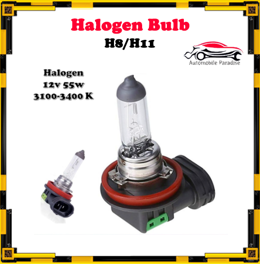 Halogen Bulb 】H11 31003400K 12v 55w ( 1 pc a set / Fog Lamp