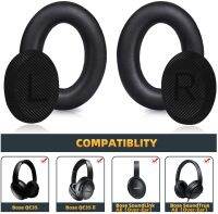 เปลี่ยน QC35 Quiet Comfort 35 Ear Pads, Ear Cushions Kit สำหรับ QC 35 35II ทำจากหนังโปรตีน