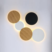 Hartisan LED Wall Lamp Round lights Background wall Light Bedroom Living Room Home Decoration wall light Fixture Night light