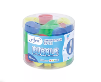 Pencil sharpener Elfen BUBBLE รุ่น EF-S2 กบเหลา กบเหลาดินสอ กบเหลาดินสอกลม กบเหลาดินสอน่ารัก คละสี ตราเอลเฟ่น