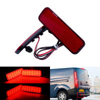 2X For Ford Transit LED Rear Bumper Reflector Tail Stop Brake Light Lamps Left &amp; Right