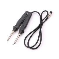 902 ESD SMD Double Soldering Iron Tweezer Handle Clip Heating Plier Soldering Station Accessories Ceramic Heater