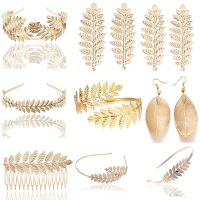 【YF】 Women Hairbands Alloy Leaves Headband designer Luxury Gold Leaf Headwear Bridal Crown Decorate Hair Accessories