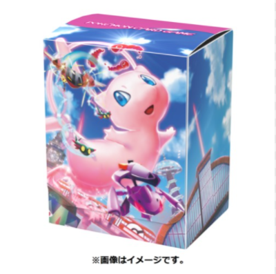[Pokemon Japan]Deck Box - ลาย Daimax Mew ลิขสิทธิ์แท้ Pokémon Center กล่องใส่การ์ด, สลีฟ, โปเกมอนเซนเตอร์, โปเกมอน