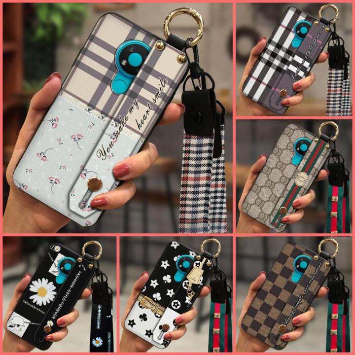 silicone-new-arrival-phone-case-for-nokia-3-4-dirt-resistant-soft-case-tpu-original-protective-new-plaid-texture-cute