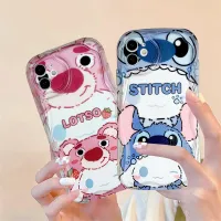 เคสโทรศัพท์ซิลิโคนหยก Guigou iPhone 14 13 12 11 Pro Max X XR Xs Max 8 7 6 6S Plus SE 2020การ์ตูนหมีสตรอเบอร์รี่อะนิเมะน่ารักป้องกันโทรศัพท์หล่นป้องกันการตกสไตล์ใหม่