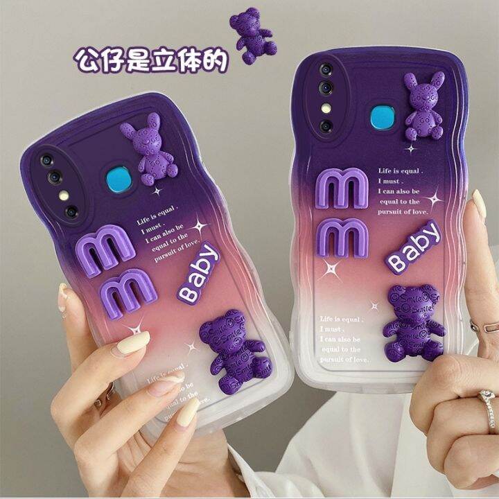 เคส-infinix-hot-8-เคสโทรศัพท์มือถือ-ลายตุ๊กตา-ไล่โทนสี-สําหรับ