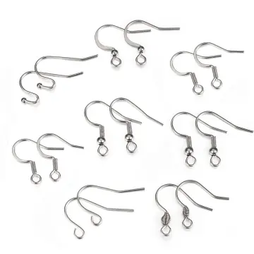 100 PCS/50 Pairs Earring Hooks, Gold-Plated Hypoallergenic Earring Hooks  for Jewelry Making, 300 PCS Upgraded Earring Making kit, Earring Making