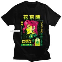 Fashion Jojo Bizarre Adventure Tshirts Men O-Neck Short Sleeve Noriaki Kakyoin T Shirt Japan Anime Manga Graphic Tee Cotton Tops