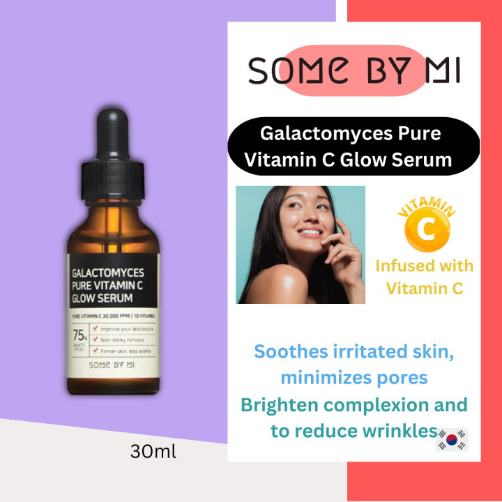Some by Mi Galactomyces Pure Vitamin C Glow Serum 30ml Lazada