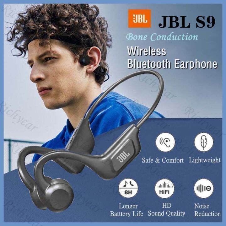 JBL S9 Bone Conduction Wireless Sport Headphones Wireless Bluetooth