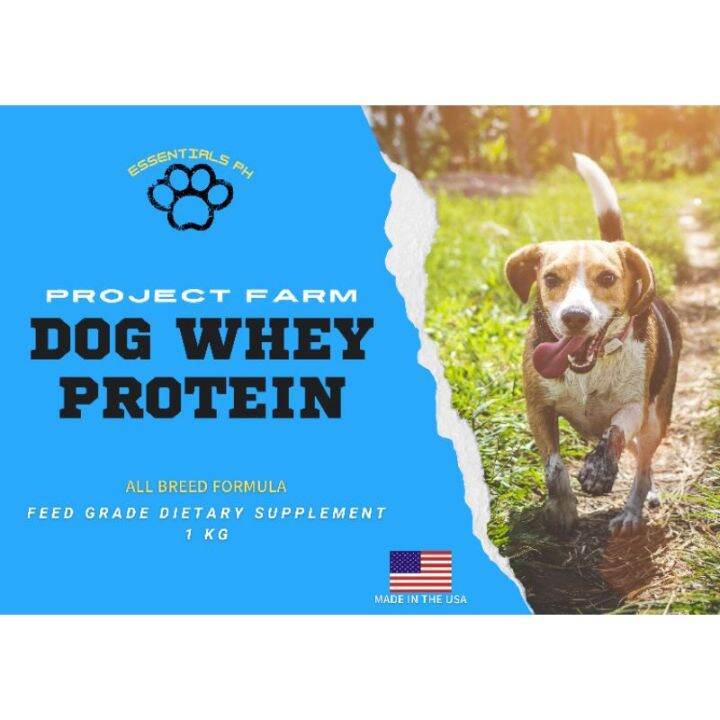 Whey Protein for Dogs 2.2lb (1kg) Project Farm Lazada PH
