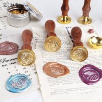 ▼☢ Customized Logo Wedding Sealing Wax Stamp Personalized Invitation Wax Stamp Ancient Seal Retro Stamp Wax Seal