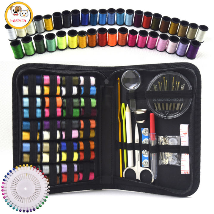 128pcs Handmade Sewing Kits Premium Sewing Supplies With Storage Case Women  Hobbies For Craft Lover