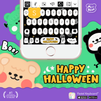 Muffin Bear : Halloween Pack Keyboard Theme⎮(E-Voucher) for Pastel Keyboard App