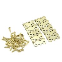 10x Mini for butterfly Door Cabinet Drawer Jewellery Box Hinge Furniture 20mm x1 Door Hardware  Locks