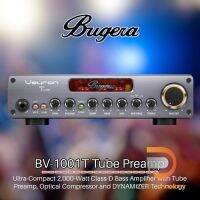 หัวแอมป์เบส Bugera BV-1001T Tube Preamp 3 x 12AX7 ขนาด 2000วัตต์ เหมาะสำหรับสเตจเวที หรือในห้องซ้อมพร้อมประกันหลังการขาย