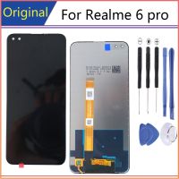 จอ LCD แบบดั้งเดิม6.57นิ้วสำหรับ OPPO Realme 6 Pro อะไหล่หน้าจอสัมผัสอะไหล่ตัวอ่านพิกัดโทรศัพท์มือถือซ่อมประกอบ