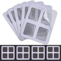 Door Window Screen Repair 100Pcs Waterproof Fiberglass Mesh Covered Repair Kit, Strong Adhesive Window Vinyl Screen