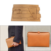 1Set DIY Kraft Paper Template Fashion Clutch Wallet Leather Craft Pattern DIY Stencil Pattern