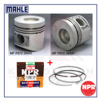 MAHLE ลูกสูบ+แหวน NPR สำหรับ MITSUBISHI FN628 รุ่นเครื่อง 6D17 (หลุม 59)