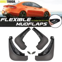 รถ Mudflaps สำหรับ Dodge Dart 2013-2016ซีดาน Mud Flaps Splash Guards Mudguards Mud Flap ด้านหน้าด้านหลัง Fender Protector