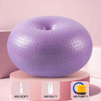 Yoga Ball Exercise Fitness Pilates Donut Balance Fitness Ball Exercise Training Home Gymnastics Gym Thickening Anti-blast