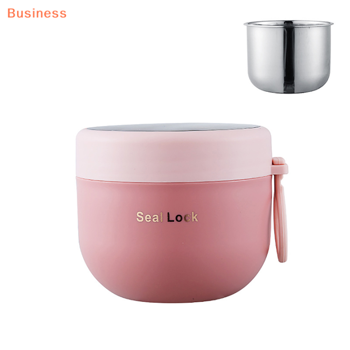 600ML Stainless Steel Lunch Box Hot Food Flask Soup Storage Vacuum