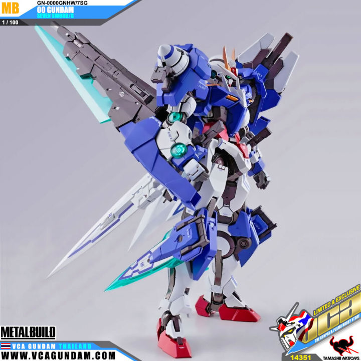 bandai-tamashii-nations-metal-build-00-gundam-seven-sword-ver-หุ่นโมเดลฟิกเกอร์โครงเหล็ก-vca-gundam