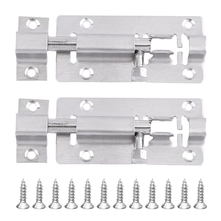 2pcs-3inch-gate-shed-easy-install-with-screws-stainless-steel-latch-thickened-sliding-lock-silver-door-bolt-bathroom-bedroom-door-hardware-locks-metal