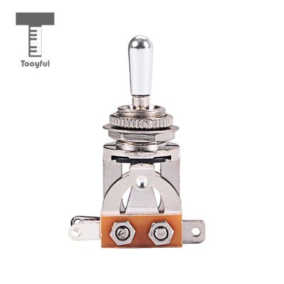 ：《》{“】= Tooyful Durable Alloy Electric Guitar 3 Way Toggle Switch Pickup Selector DIY Musical Instrument Accessory