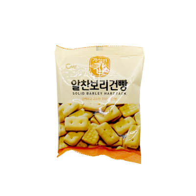ขนมเกาหลี cw ilchan solid barley hardtack ขนมปังกรอบ알찬보리건빵75 g