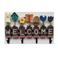 Welcome Sign Plaque Can Hang Sundry by Your Will Help to Organize Daily Stuff