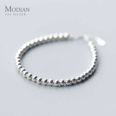 【CW】 Modian 925 Sterling Little Strand for Size Chain Jewelry