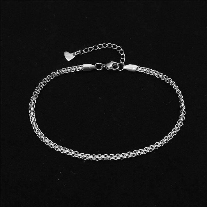 trendy-stainless-steel-anklet-simple-on-foot-ankle-bracelets-for-women-men-leg-chain-jewelry-gifts-23-5cm-22cm-long-1-pc