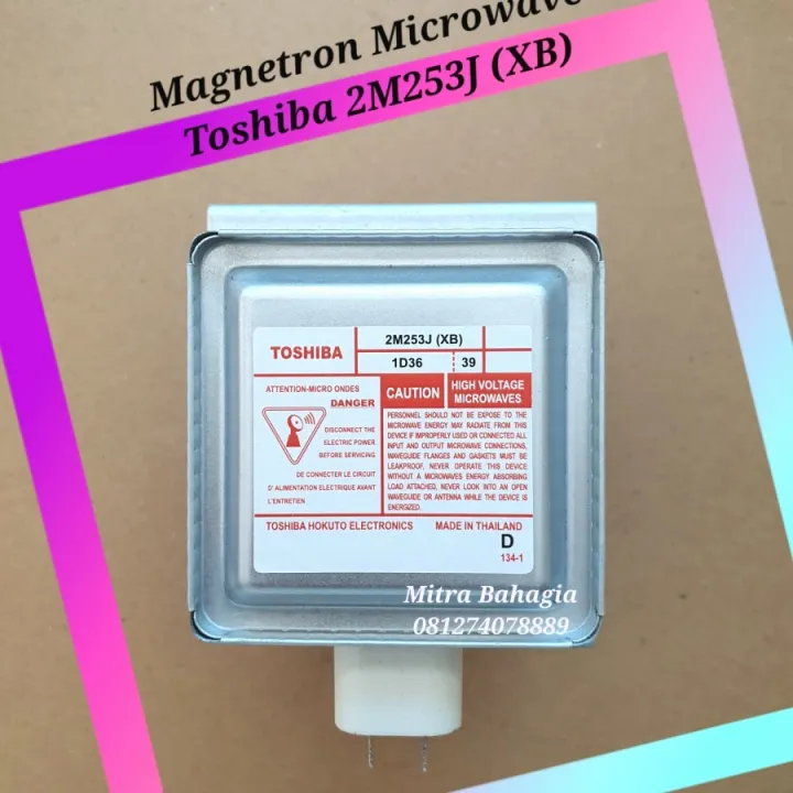 Magnetron Microwave Toshiba 2M253J - MAGNETRON MICROWAVE 1000W TOSHIBA ...